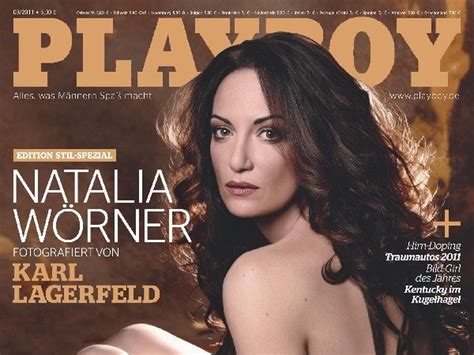 Verführerisch Natalia Wörner nackt im Playboy Promiflash de