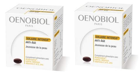 Oenobiol Solaire Intensif Anti âge 2x30 Capsules Pharmacie Lafayette