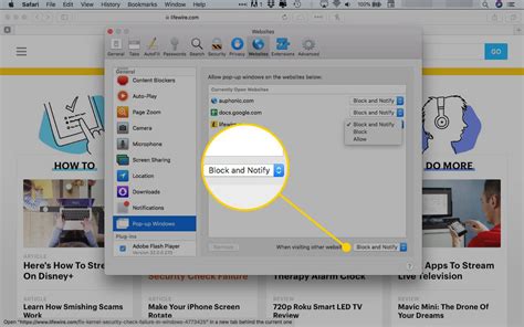 How to Enable the Safari Pop-up Blocker