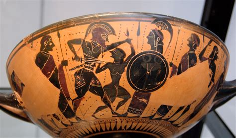 Ajax Raping Cassandra From The Palladium Attic Black Figure Kylix