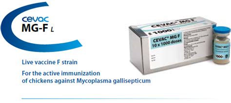 Ceva Cevac Mg F For Active Immunization Of Chickens Against