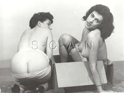 Original Vintage S S Nude Rp Surprise Box Endowed Women On