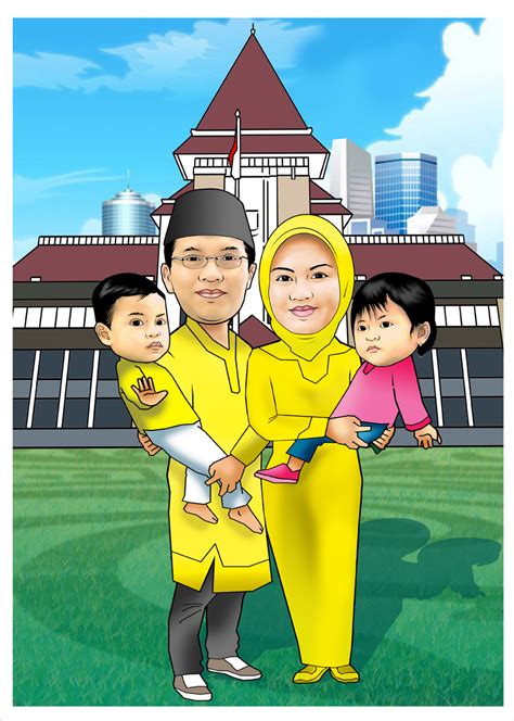 Galeri Gambar Kartun Keluarga Ayah Ibu Anak Galeri Kartun