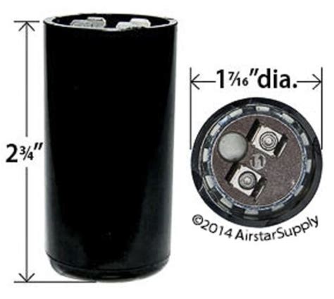 Motor Start Capacitor 270 324 Uf Mfd 110 125 Vac Mars 11019 Jard