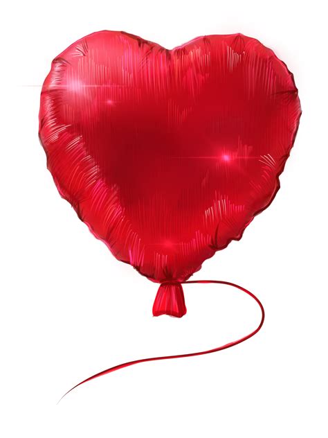 Free Red Heart Balloon Drawing 16327660 Png With Transparent Background