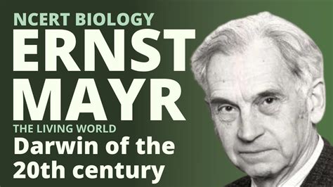 Ernst Mayr Darwin Of The 20th Century Youtube