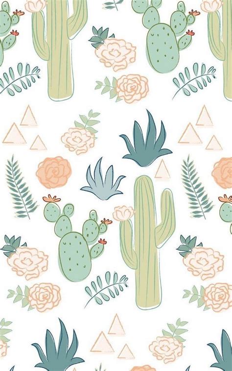 20 Cutest Wallpaper Cactus For Your Iphone Wallpaper Cute Wallpapers