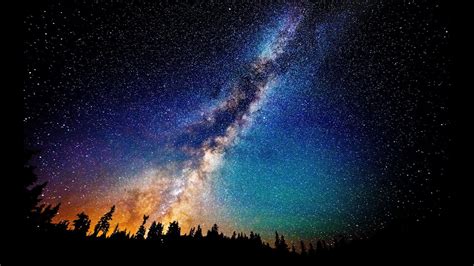 The Milky Way Seen From Earth Youtube