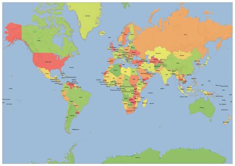 خريطة العالم Hd قوالب القروض