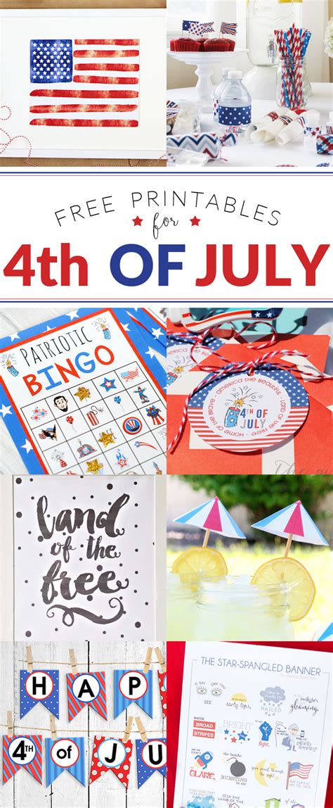 I also love how she used a spare piece of wood as the picture once you have your fourth of july printouts and free 4th of july printable decorations ready, try some of these other fun ideas below! Patriotic Drink Umbrellas