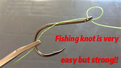 Fishing Knot Is Very Easy But Strong Fishinghacks Fishing