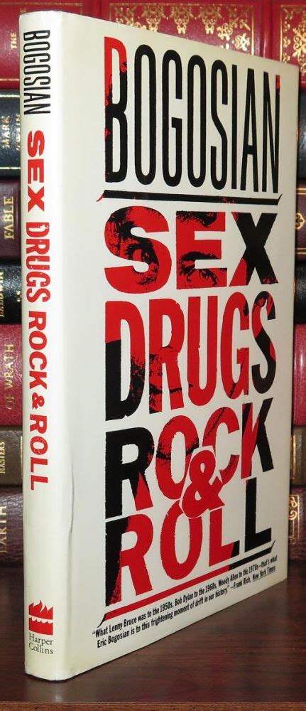 Sex Drugs Rock And Roll Eric Bogosian First Edition First Printing
