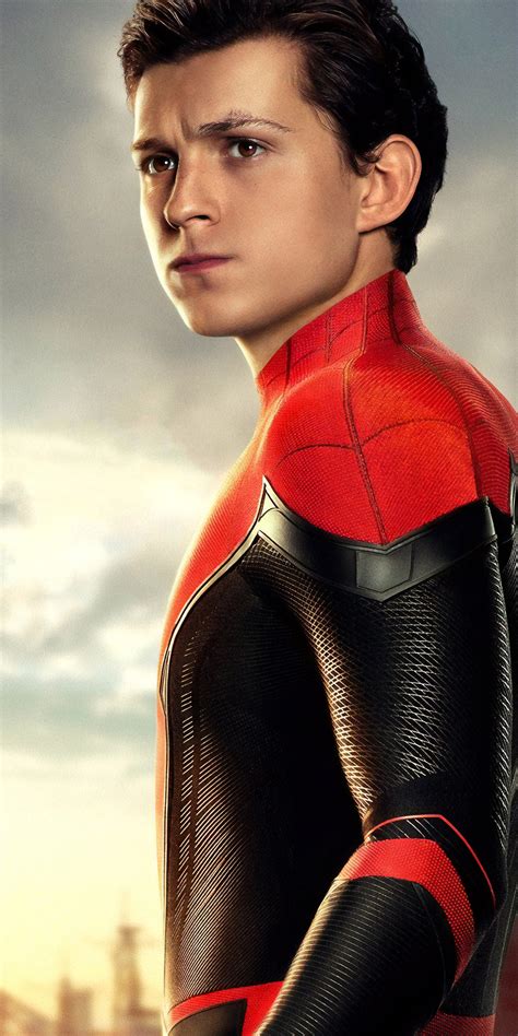 1080x2160 Tom Holland As Peter Parker Spider Man Far From Home Poster