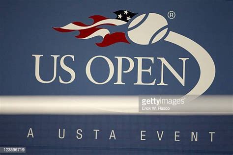 Us Open Tennis Logo Photos And Premium High Res Pictures Getty Images