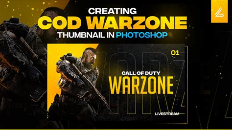 Call Of Duty Warzone Thumbnail Template Psd