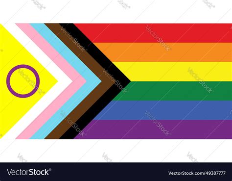 new progress pride flag royalty free vector image