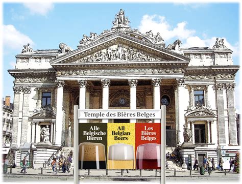 Palais De La Biere Templeuve Belgique - Bruxelles-Bruxellons: Palais de la Bourse - Futur Temple des Bières Belges