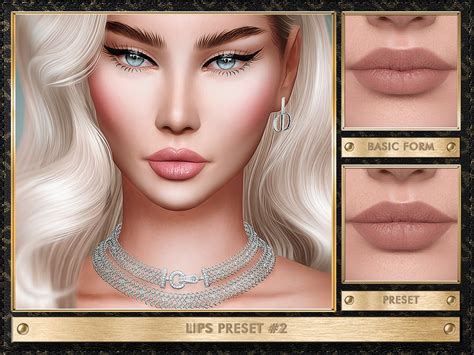 Julhaos Cosmetics Patreon Lips Preset 2 The Sims 4 Catalog