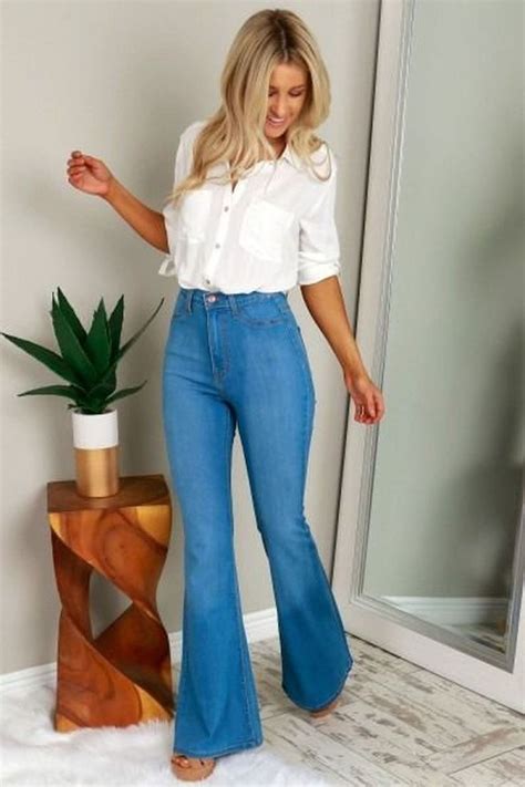 49 Best Flared Jeans Outfits Ideas For Fall That You Must Try High
