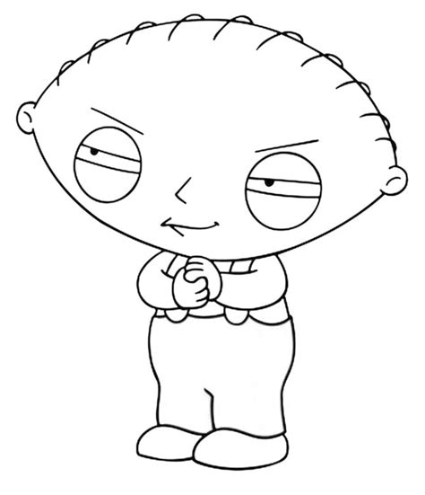 Stewie Christmas Coloring Pages
