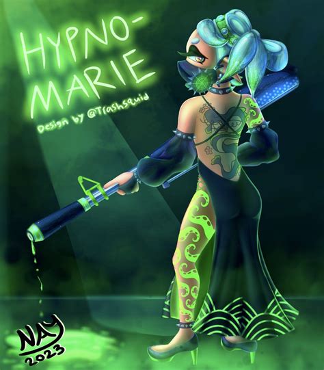 Trashcant Comms Open On Twitter Rt Nay2112 The One And Only Hypno Marie 🦑💚 Design By