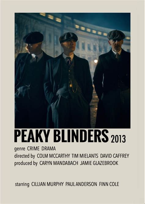 Peaky Blinders By Millie Peaky Blinders Poster Film Posters Minimalist Movie Posters Minimalist