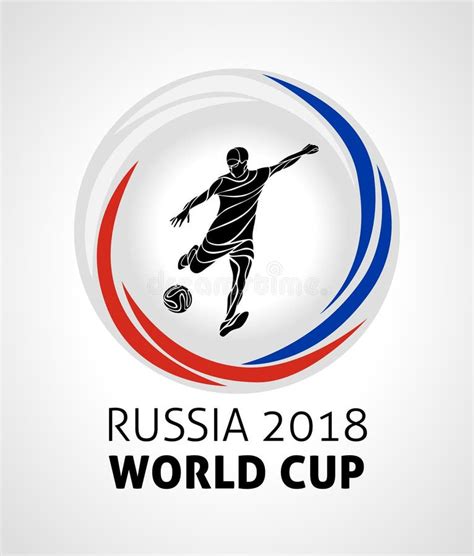 logotipo 2018 de rússia do campeonato do mundo de fifa no fundo branco fotografia editorial