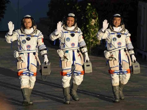 First Chinese Space Crew Blasts Off To Live On New Space Station Npr