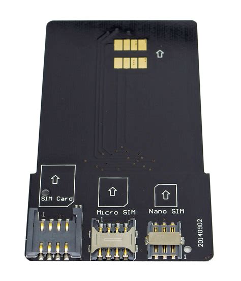 Professional Sim Card Adapter Plug In Micro Nano Sim To Full Size