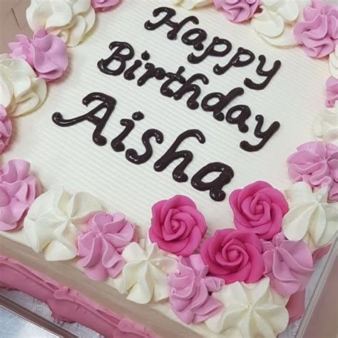 Happy Birthday Aisha Happy Birthday Cake Images Happy Birthday