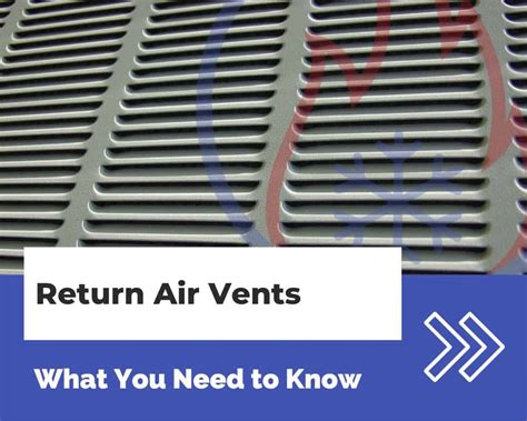Return Air Vents Heres What You Need To Know Hvac Training Shop