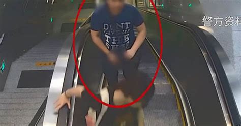 explicit warning man caught on cctv performing sex act onto woman at station daily star