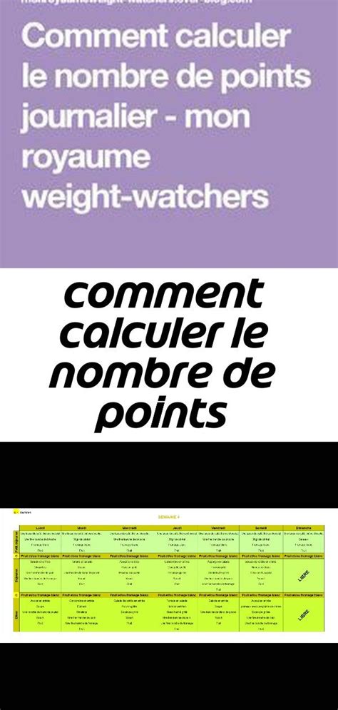 Weight watchers' new — and surprisingly effective — points system doesn't take into account how much weight you want to lose. Comment calculer le nombre de points journalier 7