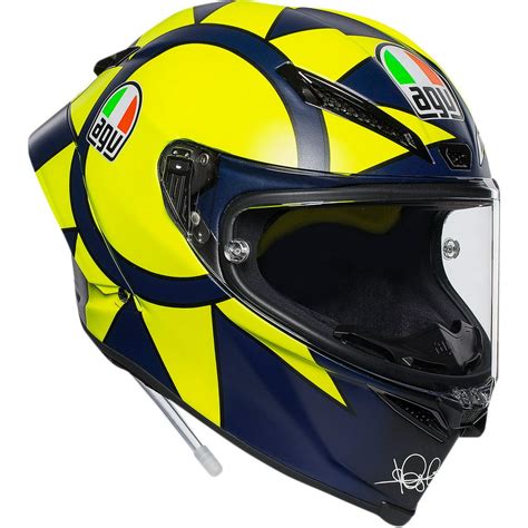 Agv Pista Gp Rr Valentino Rossi Soleluna 2019 Motorcycle Helmet Yellow