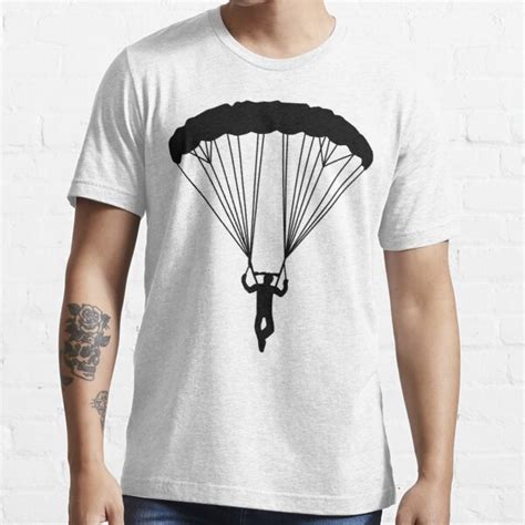 Skydiver Silhouette T Shirt For Sale By Maydaze Redbubble Sky