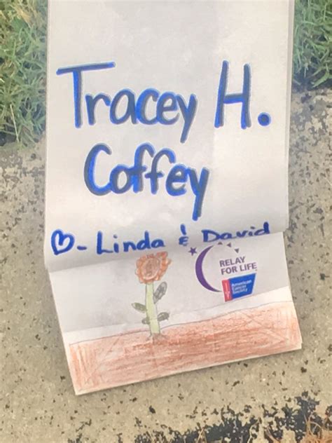 In honor or in memory of the loved ones in your life touched by cancer and those around the world battling this disease, consider dedicating a luminaria at relay for life. Gallery 2: Relay for Life Luminary Bags | Manning Live