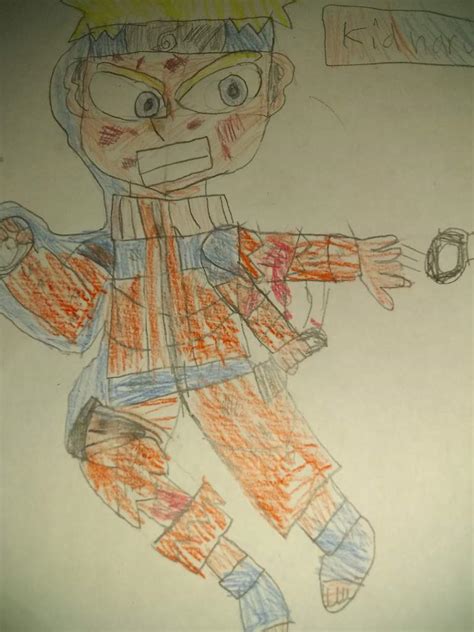 This Is A Drawing Of Kid Naruto I Made Cause I Was Bored