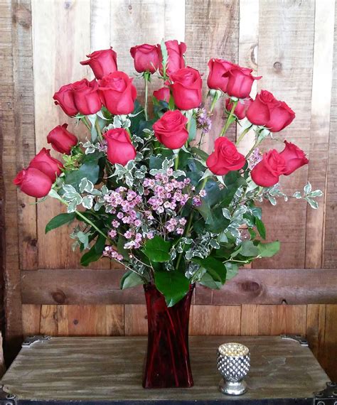 Two Dozen Red Roses Arranged In Las Vegas Nv Windmill Floral Expressions