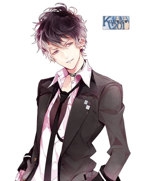 An Anime Character Wearing A Suit And Tie With One Hand On His Hip