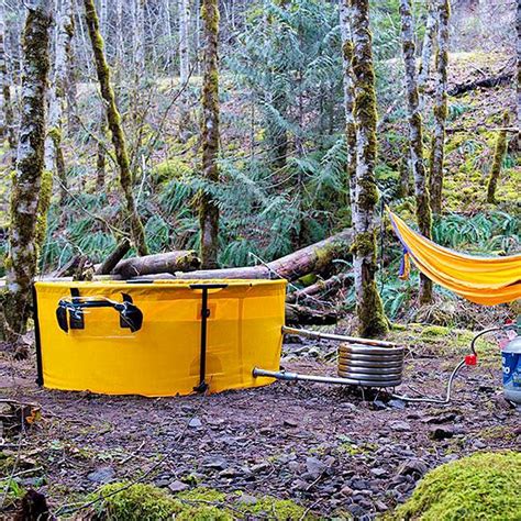 Portable And Collapsible Hot Tub For Camping Nomad Thesuperboo Portable Pools Hillbilly