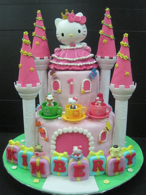 Tiffany style hello kitty cake… i made little mya's first birthday cake last year, can't believe it's already been a year and she is 2 years old! 30 Cute Hello Kitty Cake Ideas and Designs - EchoMon