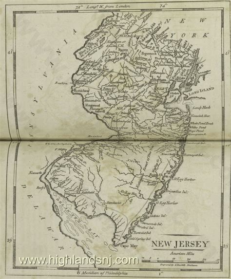 1801 Map Of New Jersey