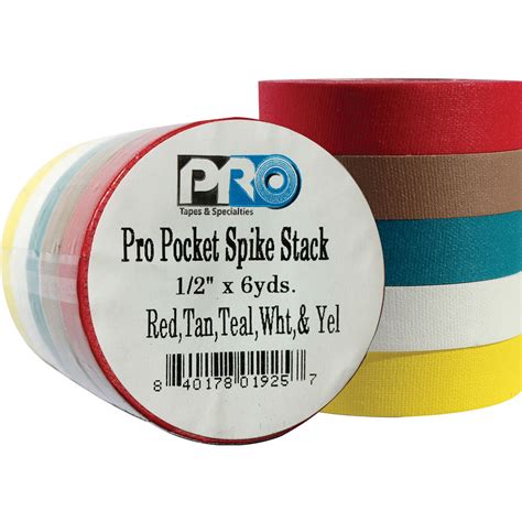 ProTapes Pro Pocket Bright Color Spike Tape 001UPCSPIKE6MBRT B&H