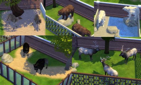 Brittpinkiesims The Sims 4 Zoo Set Hi Everyone
