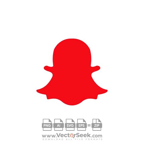 Red Snapchat Icon Vector Ai Png Svg Eps Free Download