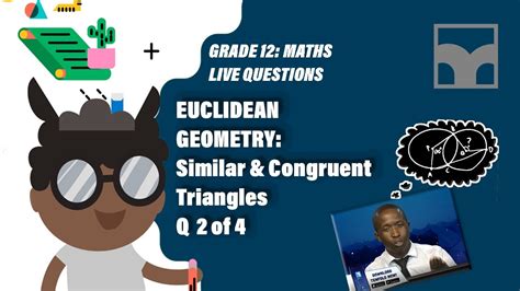 We show you how to get the most marks with the least amount of stress. Euclidean Geometry: Grade 12 Live Question 2 of 4 - YouTube