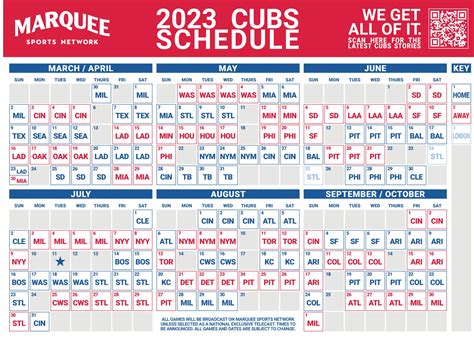 Mlb Unveils New Look Cubs Schedule For 2023 Chicago Cubs News