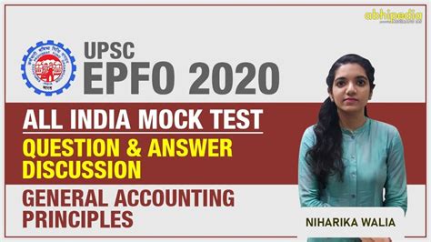 Upsc Epfo I Gap I All India Mock Test Question Answer Discussion I By