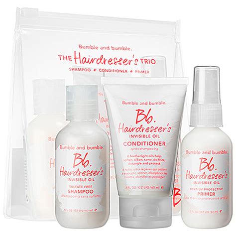 Bumble works based on the location of your mobile; Bumble and bumble Hairdresser's Invisible Oil Travel Set ...