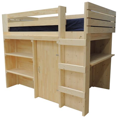 Youth Mid Height Hide Away And Reading Nook Loft Bed This Custom Mid